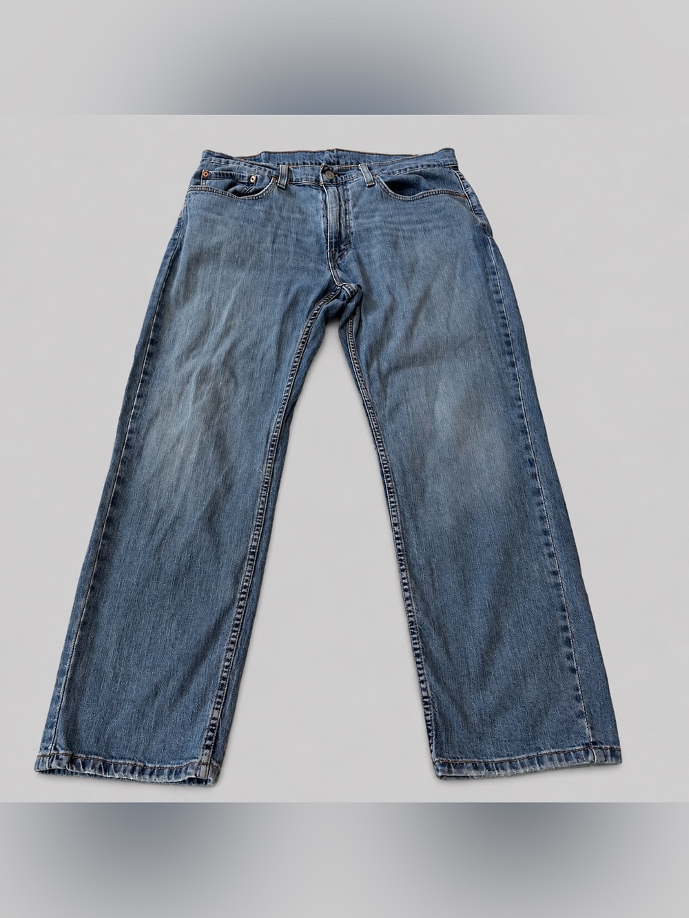 Levi’s 559 Men’s Relaxed Straight Leg Jeans 36x28.5 Blue Stretch Casual